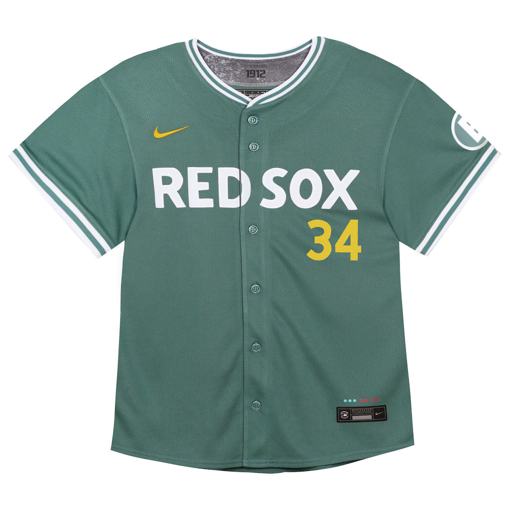 Toddler Boston Red Sox David Ortiz Nike Green 2025 City Connect Limited Retired Player Jersey