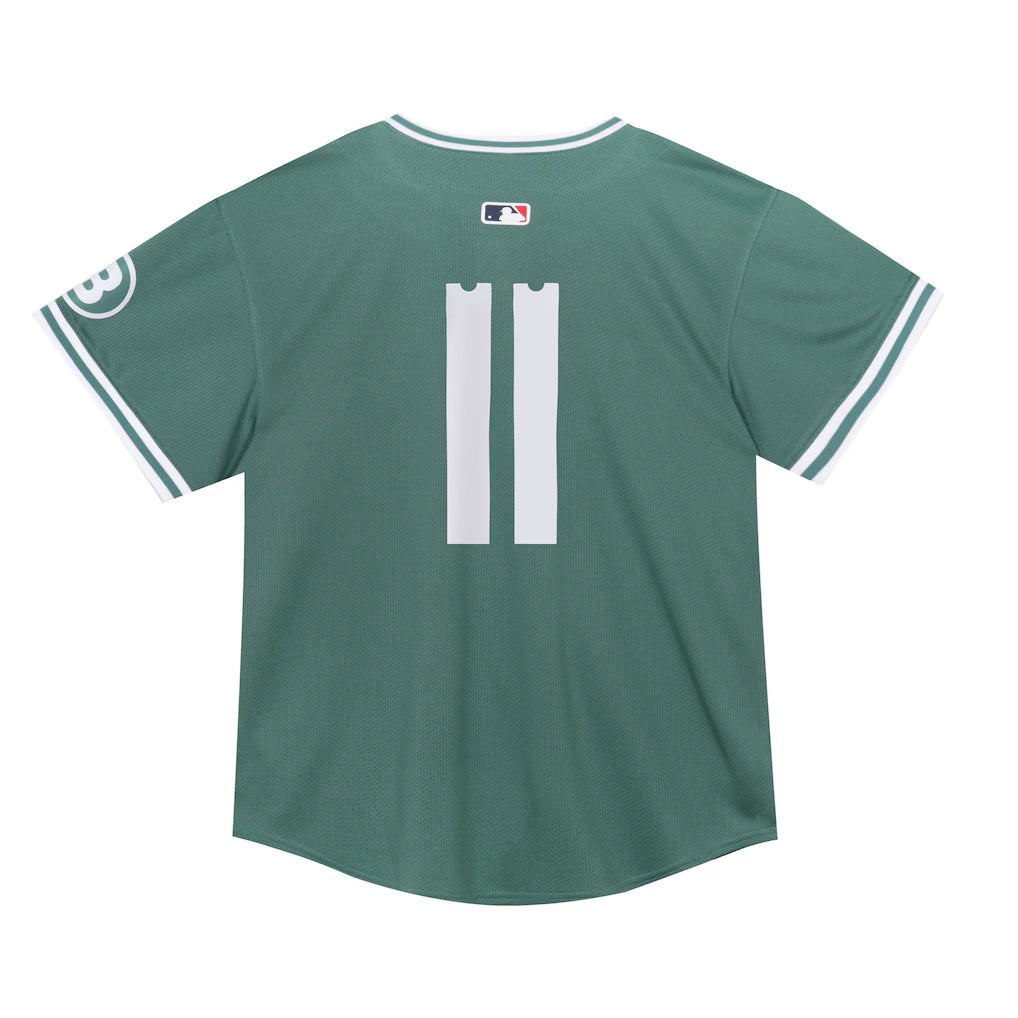 Toddler Boston Red Sox Rafael Devers Nike Green 2025 City Connect Limited Jersey