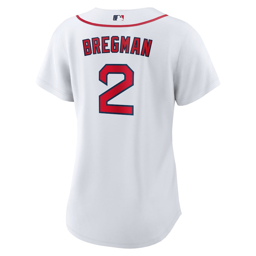 Women's Boston Red Sox Alex Bregman Nike White Home Replica Jersey