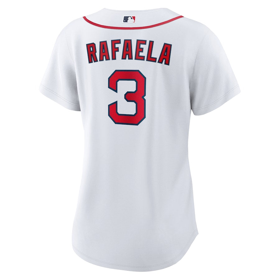 Women's Boston Red Sox Ceddanne Rafaela Nike White Home Replica Jersey
