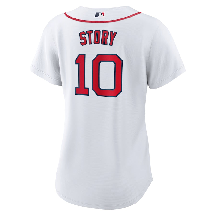 Women's Boston Red Sox Trevor Story Nike White Home Replica Jersey