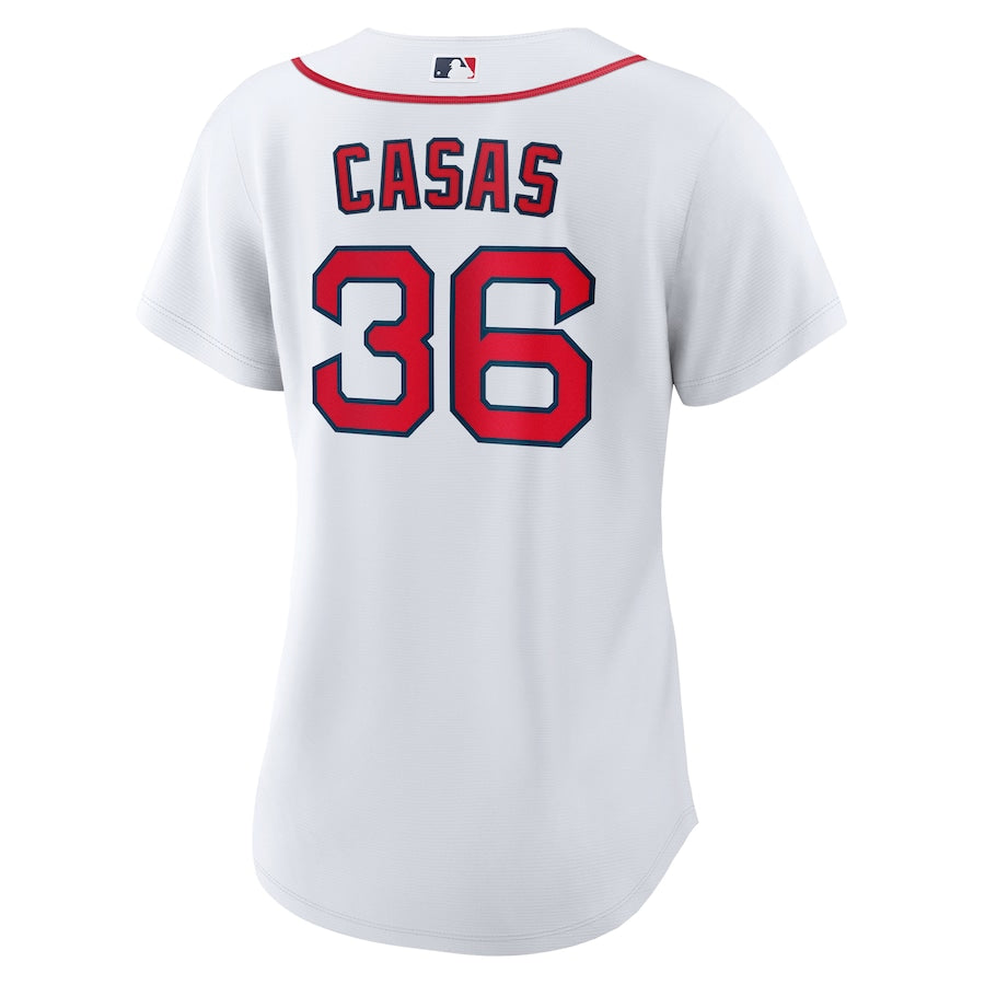 Women's Boston Red Sox Triston Casas Nike White Home Replica Jersey