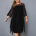 Primakind Women's Plus Size Solid Color Sheath Dress