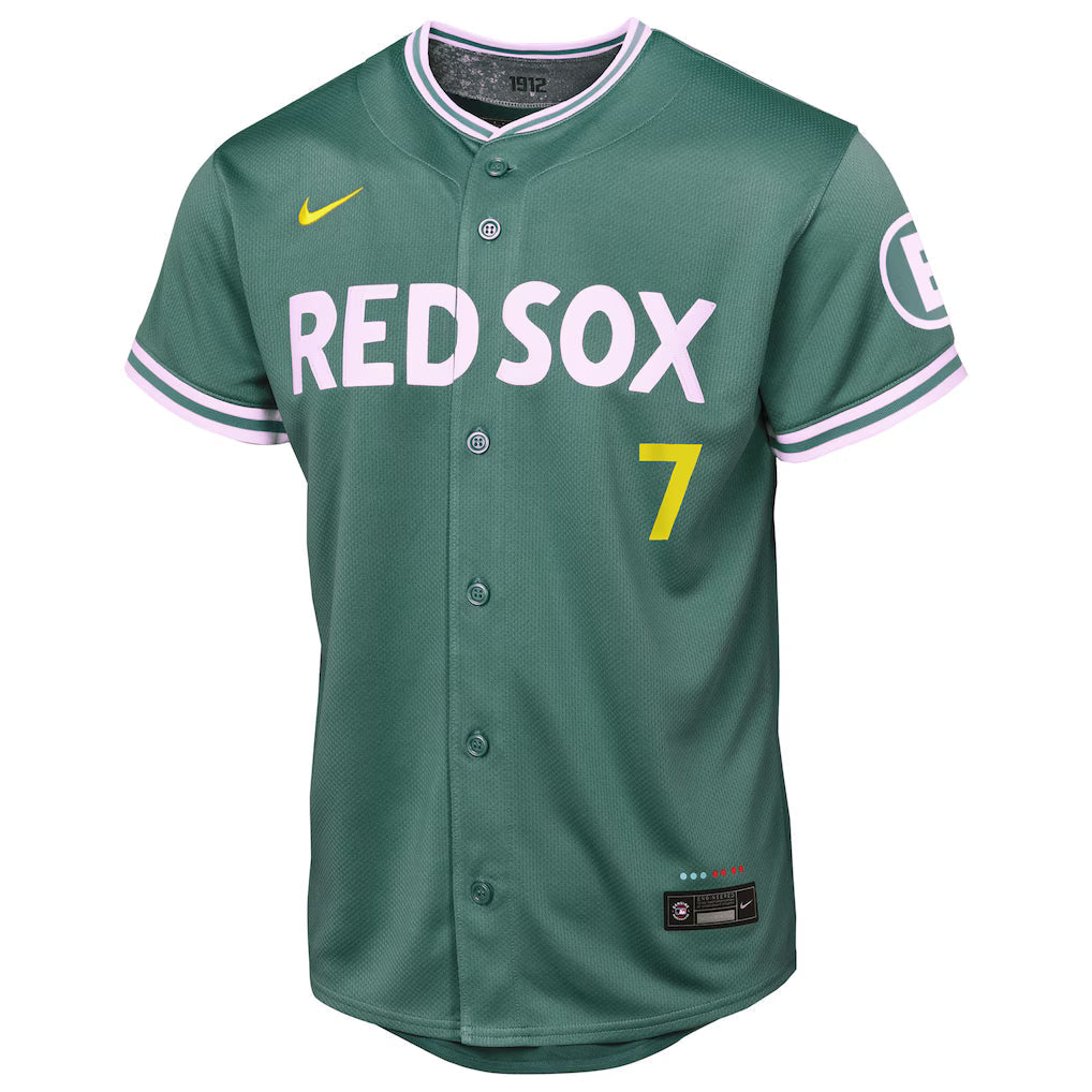 Youth Boston Red Sox Masataka Yoshida Nike Green 2025 City Connect Limited Player Jersey